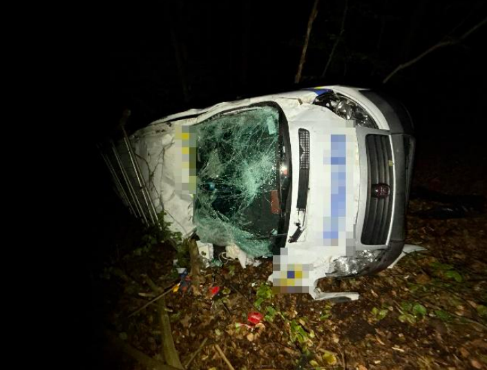 
Bei einem Selbstunfall auf der Hochwaldstraße in Dornach verlor ein 21-jähriger Lieferwagenlenker die Kontrolle über sein Fahrzeug und wurde leicht verletzt.